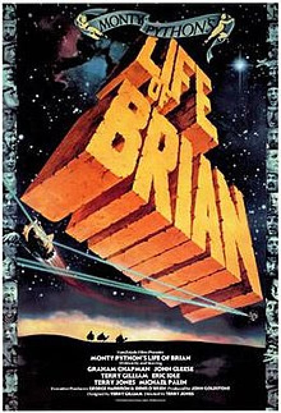Plakat fra filmen 'Life of Brian'