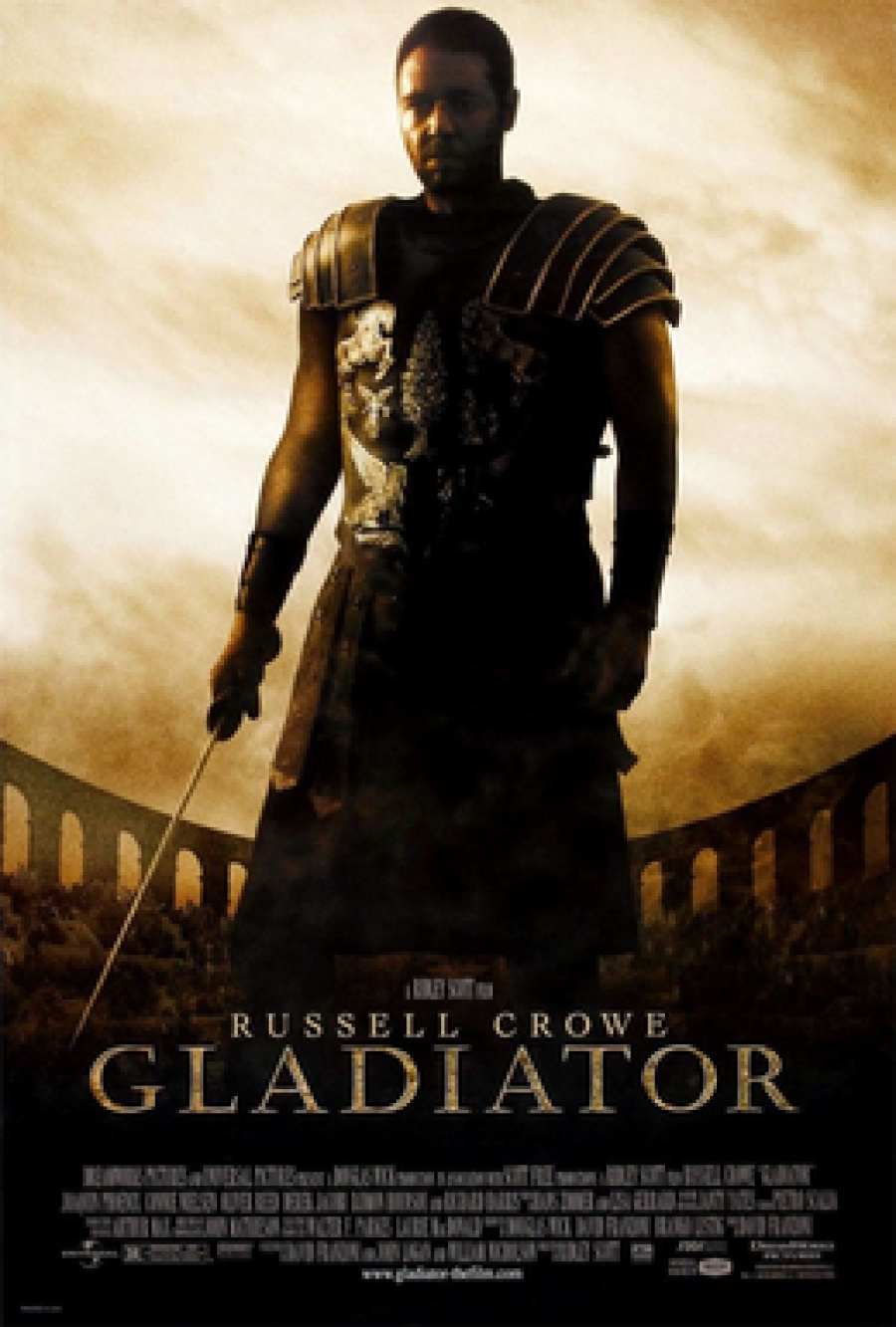 Plakat fra filmen 'Gladiator'