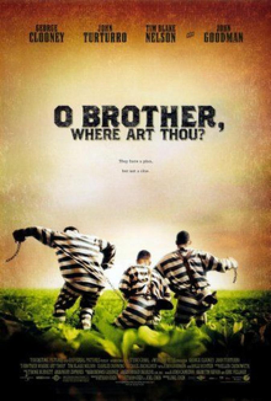 Plakat fra filmen 'Oh Brother, Where Art Thou?'