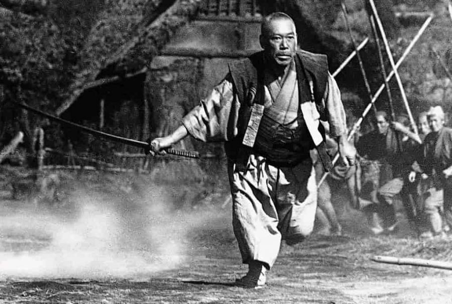 Foto fra filmen 'De syv samuraier'