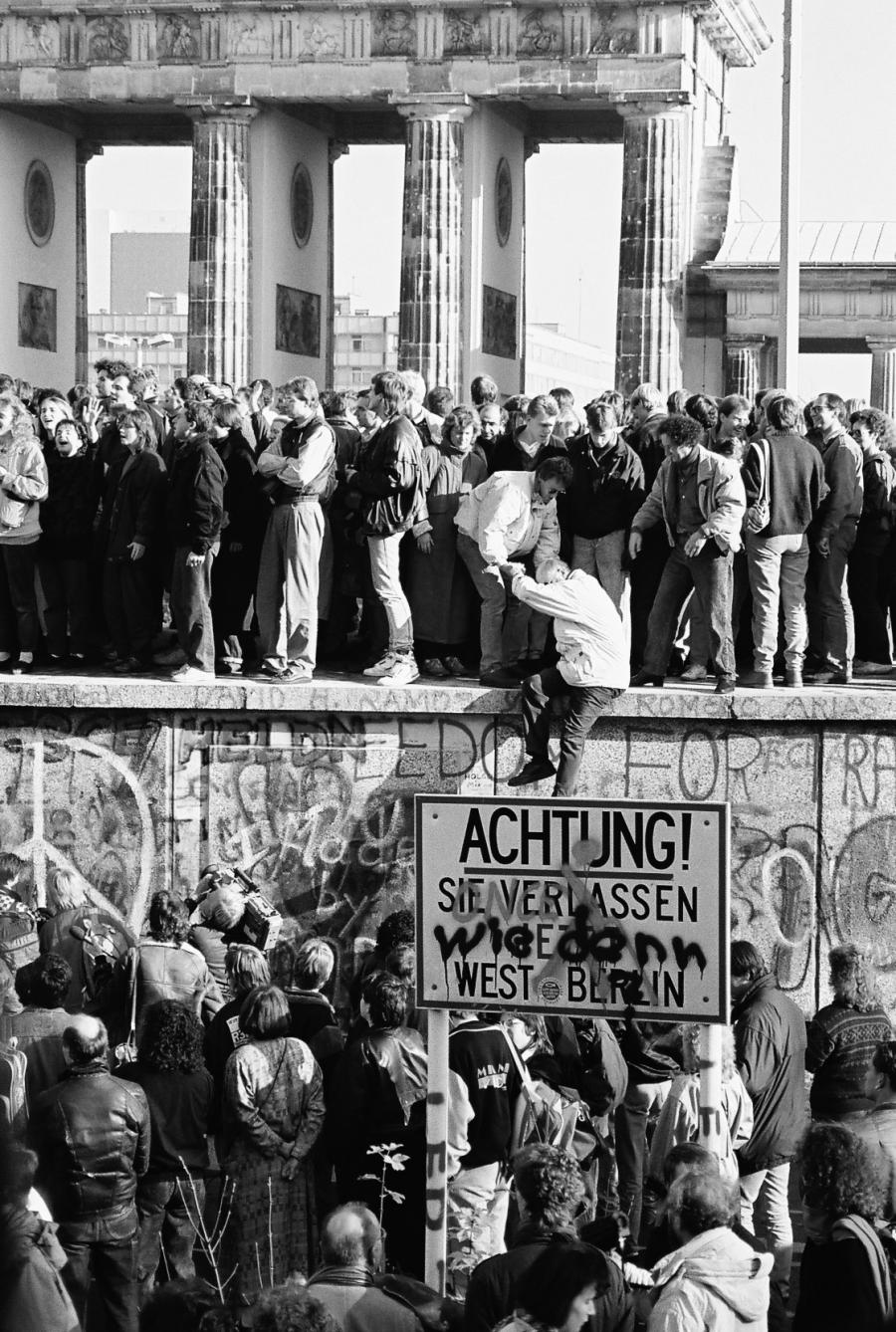 Berlinmurens fald 1989